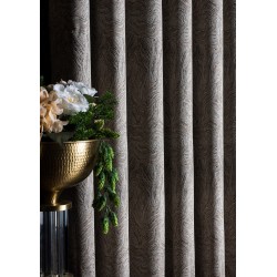 Beige Stripe Pattern Bedroom Living Room Curtains