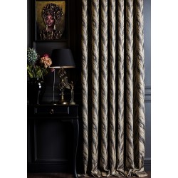 Grey stripes for bedroom living room curtains