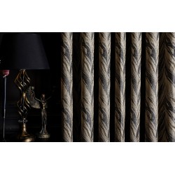 Grey stripes for bedroom living room curtains