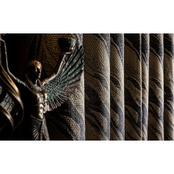 Grey stripes for bedroom living room curtains