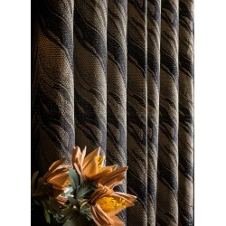 Grey stripes for bedroom living room curtains
