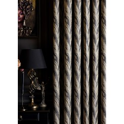 Grey stripes for bedroom living room curtains