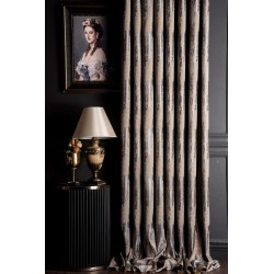 Striped geometric pattern modern curtains