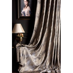 Striped geometric pattern modern curtains