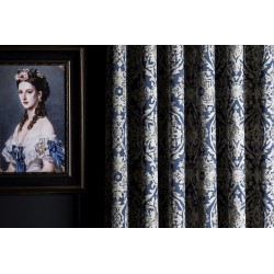 Bohemian Modern Damask Curtains