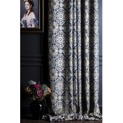Bohemian Modern Damask Curtains